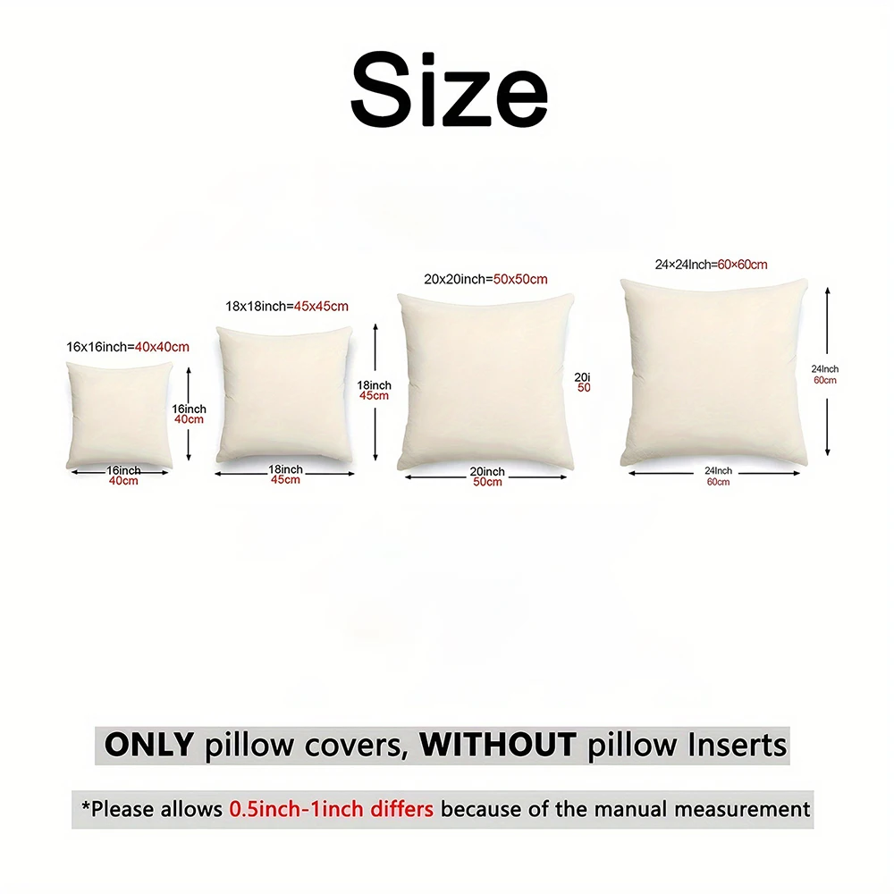 1PC Easter Bunny Reading Pillow Cover ,Decorative sofa cushion cover, home decoration, 2D printing. - Image 6