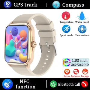 2026 New Health smart Watch Heart Rate Blood Oxygen Blood Pressure Monitoring Bluetooth Call GPS Movement Trajectory Smartwatch