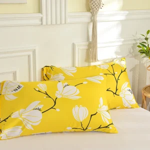 Printed Pillow Cover 2pcs Pillowcase 48x74cm Pillow Sham for Home Bed Pillowslip Rectangle Cushion Cover funda almohada