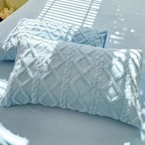 1pcs 2pcs Pillowcase Velvet Pillow Cover 48x74cm Pillowslip Rectangle Cushion Cover Warm Pillow Case Fundas De Almohada