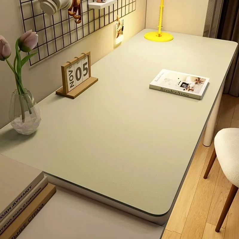Leather Table cloth for Home Easy Clean Table Protector Waterproof Tea Coaster Large Desk Mat Anti-Slip Gamer Keyboard Mouse Mat - الصورة 9