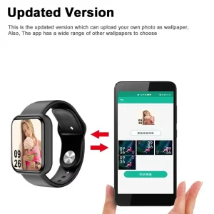 Lenovo Y68 Smart Watch Color Screen Step Counting Multi Sports Mode Message Reminder Photography Music Remote Control Smart Band