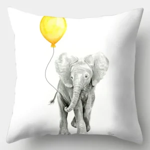 Yellow series Pillowcase 45cmX45cm Square Sofa Pillow Cover Creative Sun Flower Cushion