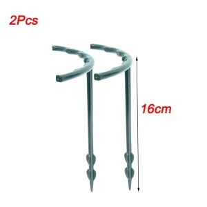 2/6Pcs Plant Support Pile Stand Semicircle Frame Fixed Rod Holder Gardening Arrangement Flower Vine Climbing Bracket Bonsai Tool