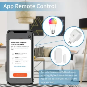 Wireless Multi-mode Smart Gateway ZigBee Bluetooth Mesh Hub Work with Tuya Smart life App Voice Control via Alexa Google Home