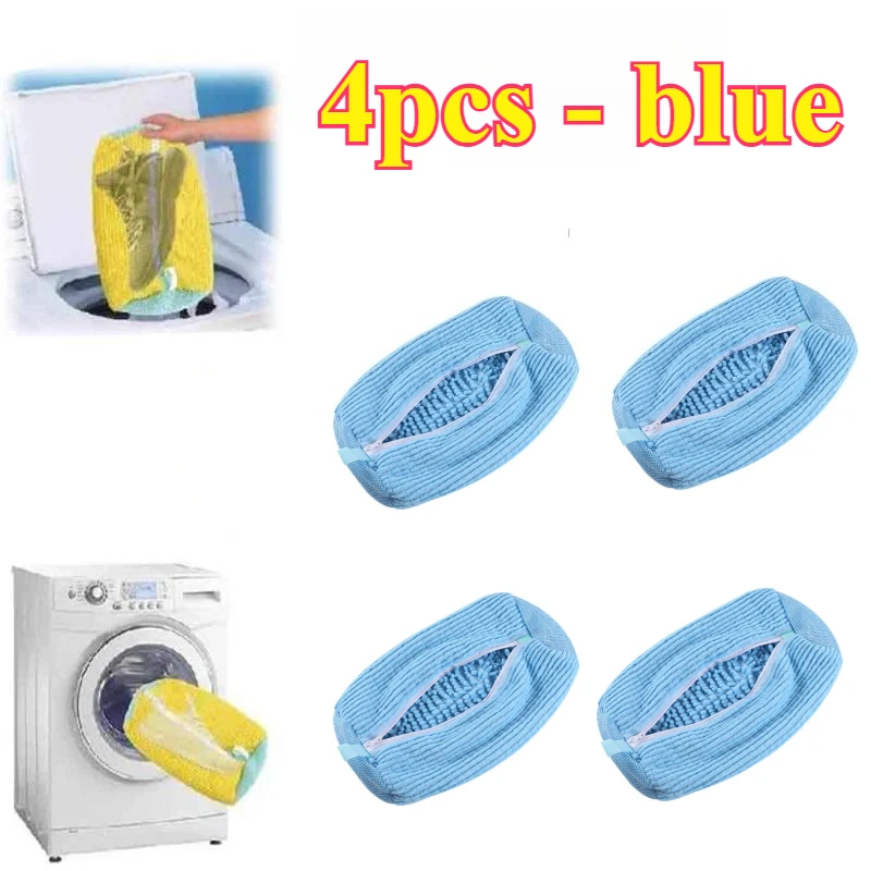 Machine Washable Shoe Washing & Drying Bag with Soft Fiber - Durable Polyester Laundry Protector for Shoes Adjustable Strap - الصورة 13