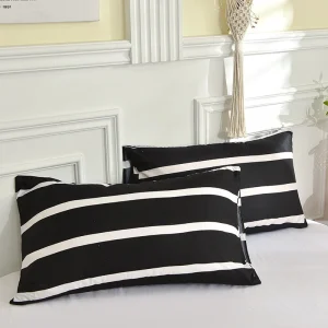 Printed Pillow Cover 2pcs Pillowcase 48x74cm Pillow Sham for Home Bed Pillowslip Rectangle Cushion Cover funda almohada
