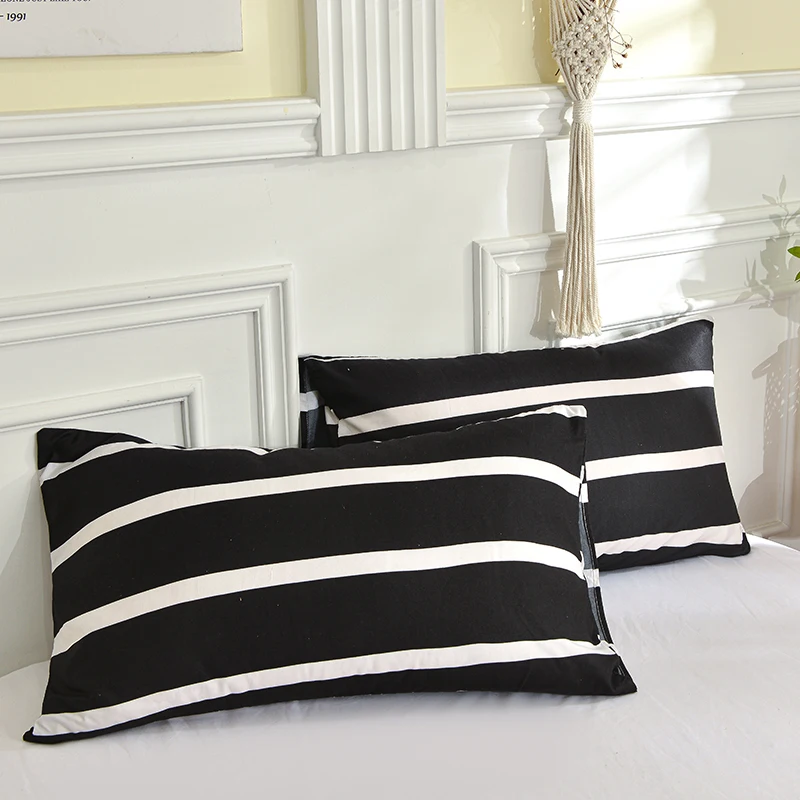Printed Pillow Cover 2pcs Pillowcase 48x74cm Pillow Sham for Home Bed Pillowslip Rectangle Cushion Cover funda almohada - الصورة 16