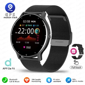 2025 New Bluetooth Call Smart Watch Ultra Light Men's Sports Fitness Waterproof Watch Heart Rate Monitor Full Touch Screen Watch