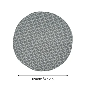Round Tablecloth Washable Table Cloth Decorative Table Cover Indoor and Outdoor Holiday Home Christmas Party Picnic Dining Room