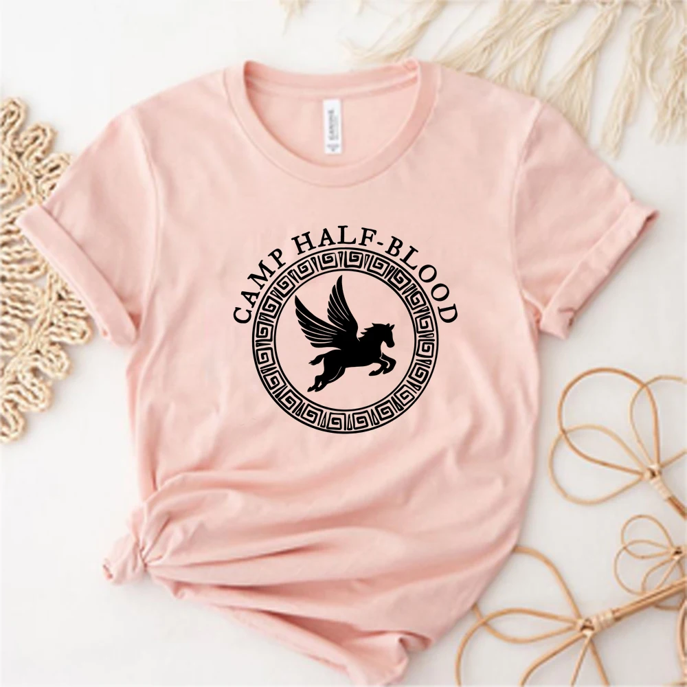 Unisex Camp Half Blood T Shirt Fall Training Camp Game Shirt Aesthetic Percy Jackson Shirts Halloween Magical Gift Harajuku Top - الصورة 7