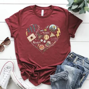 HP Magic Movie Inspired Shirt Wizard School Home Castle T-Shirt 9 3/4 Always Wizarding World Tees Matching Universal Trip Tshirt
