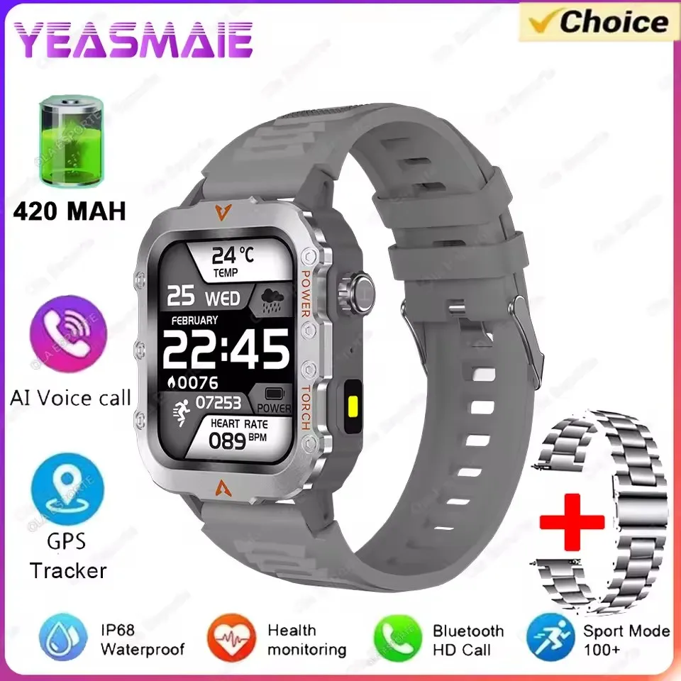 SmartWatch Men Militray Outdoor Sport GPS Fitness Tracker Heart Rate Smart Watch Waterproof New - Image 14