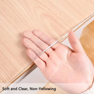 PVC Waterproof Tablecloth – Non-Slip, Oil-Resistant, Scratch-Resistant, Easy to Clean, Ideal for Dining Tables and Desks