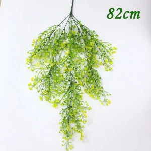 Hand Made Wicker Rattan Flower Planter Wall Hanging Wicker Rattam Basket Garden Vine Pot Plants Holder Garden Pots Wall Planter