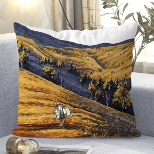"Van Gogh - Style Impressionist Art Throw Pillow Cover"