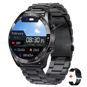 2025 NEW Smart Watch Women Men AMOLED Screen Bluetooth Call Full Touch Screen Weather Call Sports Smart Bracelet 5ATM Waterproof
