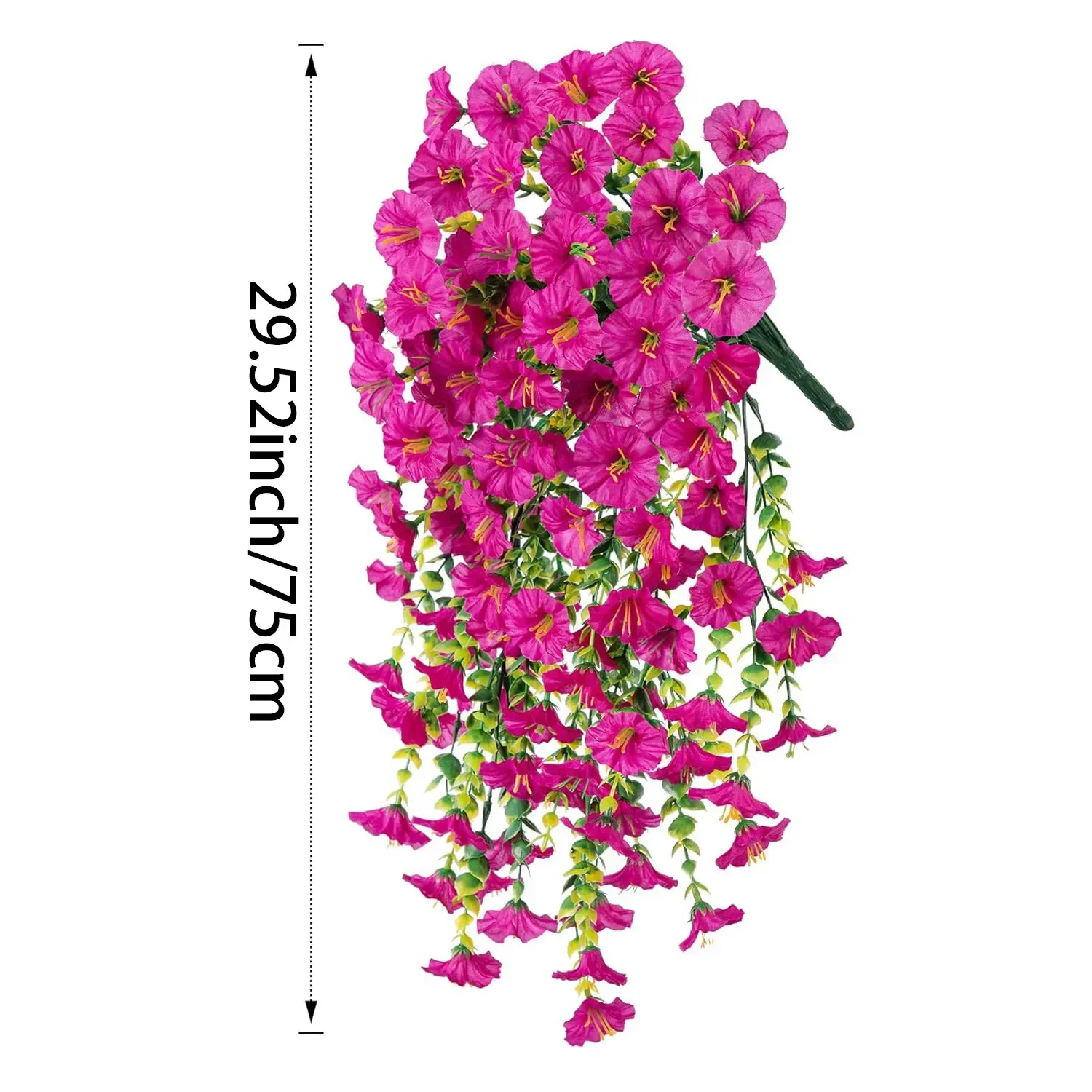 Artificial Flower New Artificial Hanging Flowers and Plants Easter Decoration 2025 UV-resistant and Realistic Room Decor Wedding - Image 9