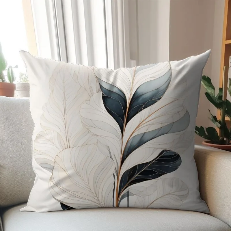 Nordic style universal minimalist Chinese style sofa throw pillow cover, living room backrest pillow cover - Image 10