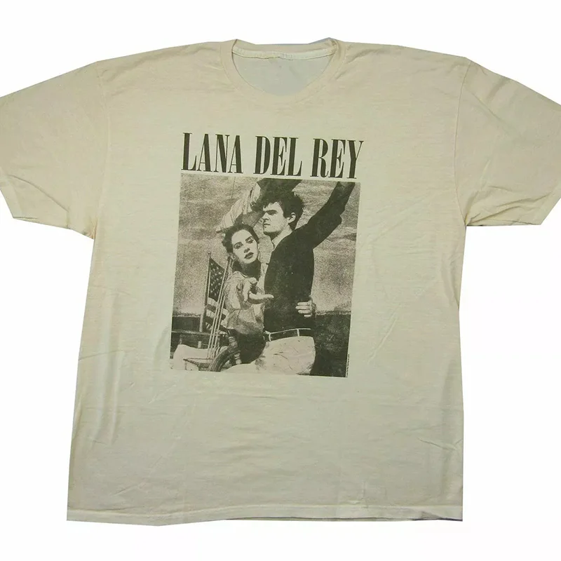 New Lana Del Rey Ldr Sailing Tan T Shirt Cotton Tee Vintage Shirt Summer Unisex T-Shirt Harajuku Casual Women T Shirt - Image 4