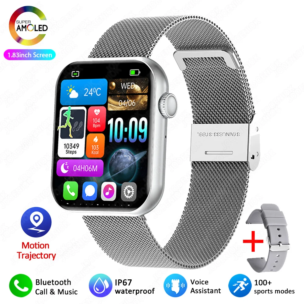 2025 New Sports Smart Watch Men Full Touch Screen Heart Rate Bluetooth Call 1.9 inch AI Voice IP68 Waterproof Smartwatch Women - Image 8