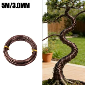 Aluminum Plant Training Wire Multi Purpose Flexible Black Rolls Gardening Bonsai Support Strong Bendable Vine Flower Home Tool