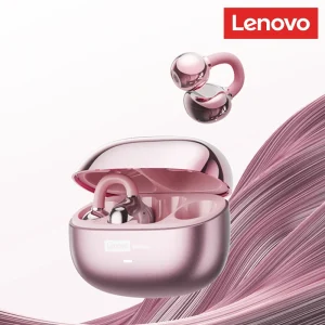 Lenovo LE302 Wireless Bluetooth 6.0 Headset Long Battery Life Sports Ear Clip Earphones HIFI Stereo Noise Cancelling Headphones