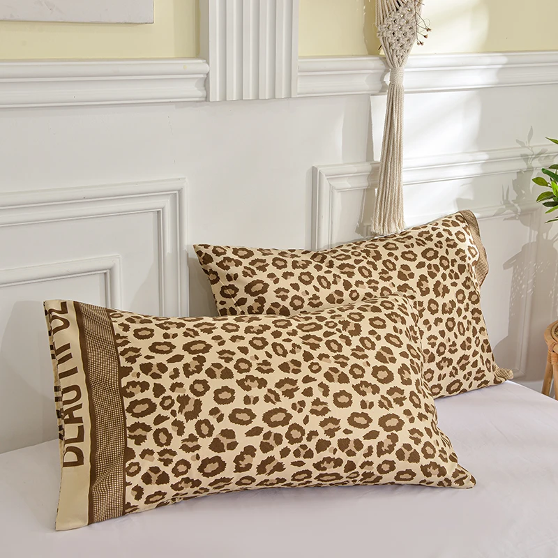 Printed Pillow Cover 2pcs Pillowcase 48x74cm Pillow Sham for Home Bed Pillowslip Rectangle Cushion Cover funda almohada - الصورة 12