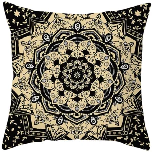 Mandala Print Square Pillowcase Home Decor Car Sofa Cushion Cover