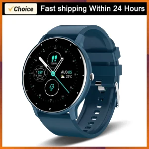 LIGE New Smart Watch Women Men Ladies Gift Sport Fitness Men Watches Heart Rate Monitoring Waterproof Smartwatch For Android IOS