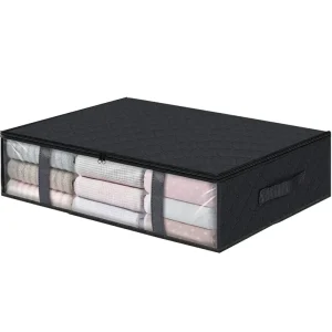 Under bed Storage Bag For Portable Foldable Quilt Bags Wardrobe Clothes Organizer Storage Box Dustproof Organizer Large Capacity