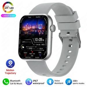 2025 New Sports Smart Watch Men Full Touch Screen Heart Rate Bluetooth Call 1.9 inch AI Voice IP68 Waterproof Smartwatch Women