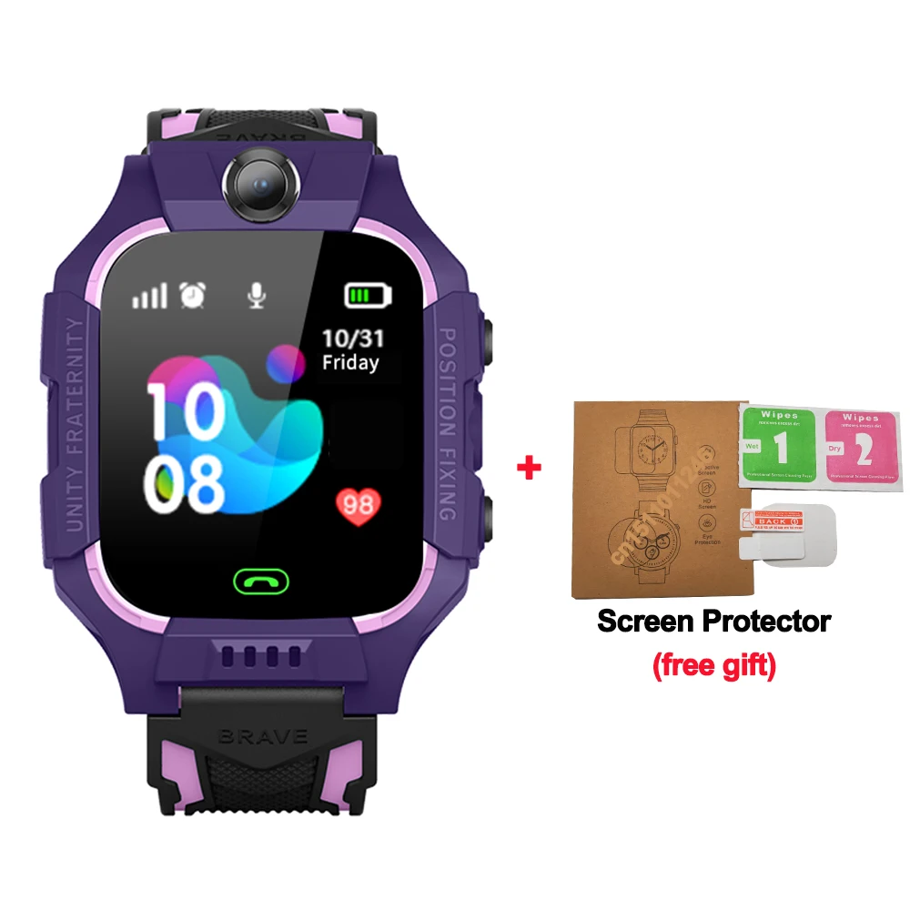 KGG Q19 Kids Smart Watch for Sim Card Smartwatch for Children Sos Call Phone Camera Voice Chat Photo Boy Girl Gift Color Screen - الصورة 11