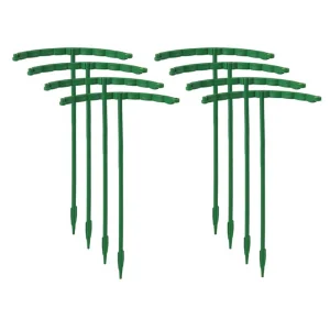 Plastic Plant Support Pile Stand Plant Support Pile for Flowers Greenhouses Arrangement Fixing Rod Holder Garden Tools