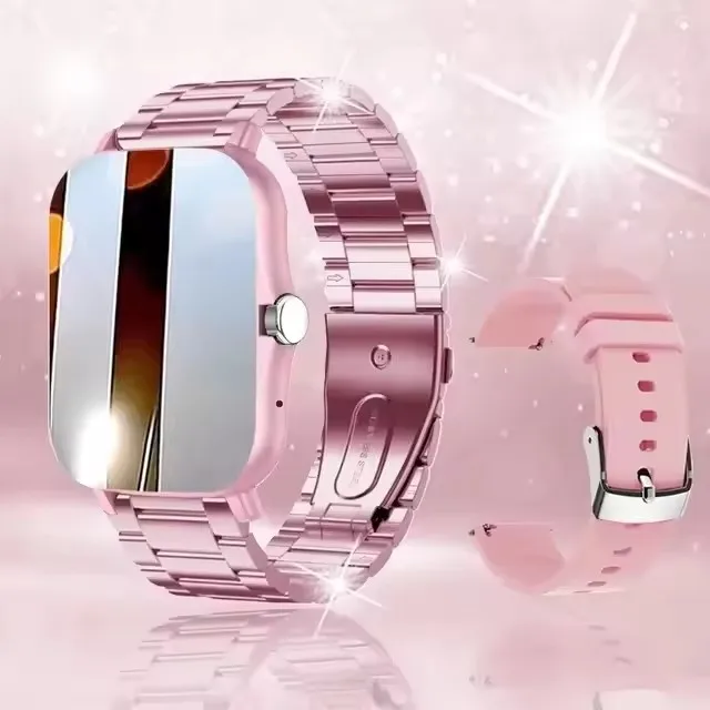 2025 Smart Watch 2.01‘’ Full Touch Amoled BT Call Sport Waterproof Watches Heart Rate Blood Pressure SmartWatch for Men Women - الصورة 12