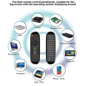 New M6 Fly Air Mouse Wireless Keyboard Mouse Mini Remote Control 2.4G Rechargeble Laptop Smart Android TV Box PC Windows Remote