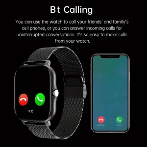 LAXASFIT 2025 Smart Watch Android IOS Bluetooth Talk Heart Rate Monitor Sleep Record Sports Smart Watch Men Women Gift