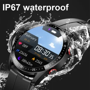 2024 New Bluetooth Call Smart Watch Men Waterproof Sport Fitness Tracker Weather Display Man Smartwatch Para Android IOS Watch