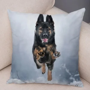Shepherd Dog Print Decorative Pillowcase Living Room Office Ornaments Home Pillowcase