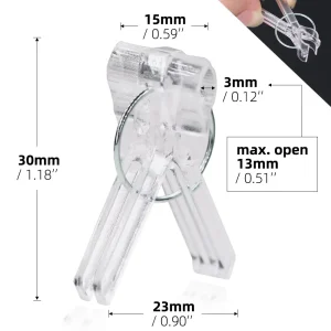 10-200PCS Plastic Plant Support Clips Orchid Stem Clip for Vine Support Vegetable Flower Tied Bundle Branch Clamping Garden Tool