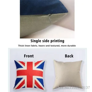 Cute Black And White Cat Printing Pillowcase Cotton Linen Fabric Square Zipper Pillowcase Wedding Decorative Pillow Cover