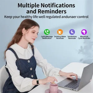 2026 Fitness Tracker Watches for Women Men with Heart Rate Monitor Sleep Tracker IP68 Waterproof Pedometer 1.47" Smart Watch Man