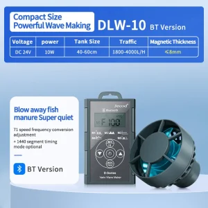 Jebao Jecod DLW Series Aquarium Smart Wave Maker Flow Pump with WiFi LCD Controller for Fish Tank