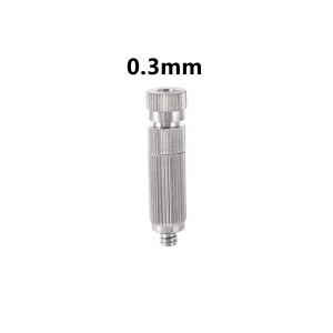 50Pcs High Pressure Garden Water Misting Nozzles With Filter Inside 0.1mm~0.5mm For Patio Garden Agriculture Cooling Humidify