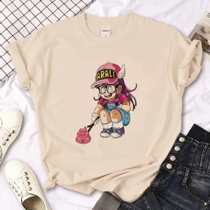 Arale T-shirt female designer Japanese women's casual loose fitting T-shirt girl designer Harajuku clothing