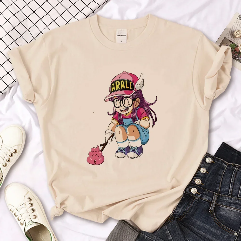 Arale T-shirt female designer Japanese women's casual loose fitting T-shirt girl designer Harajuku clothing - Image 4