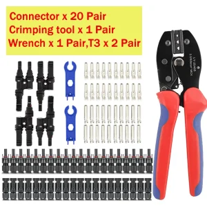 10/20/40/100/200/400Pcs Photovoltaic Solar Connector kit 1000V 30A connectors for solar panels PV/MC 2.5/4/6mm²