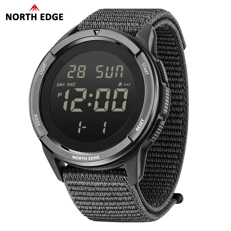 NORTH EDGE TERRAX Smartwatch for Men's Digital Watch Sports Super Light Outdoor Watches Stopwatch Countdown Light Watch Men 5ATM - الصورة 7