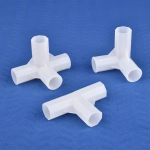 2-30PCS Inner Dia12mm Tee Way Four Way Straight Connector Shelf Wardrobe Hook Fittings Tent Garden Watering Irrigation Joint DIY