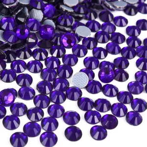BOBOHOO Multi-color SS6-SS30 Glass Crystal Hot Fix Rhinestones Flatback Iron On Stone For DIY Nail Art Fabric Clothes Decoration